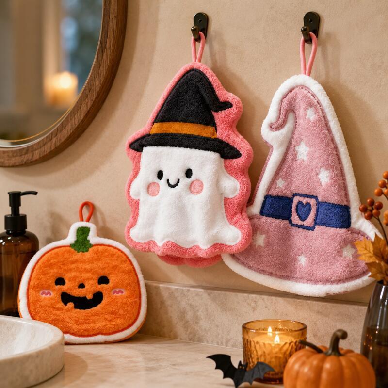 Cosplay Bat Prop - Serviettes de toilette amusantes pour Halloween,