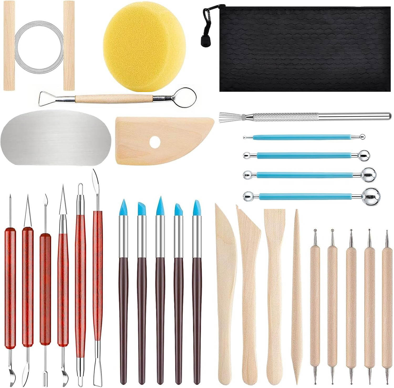 Craft Knife Set - 31 pièces/ensemble Art céramique fabrication sculpture