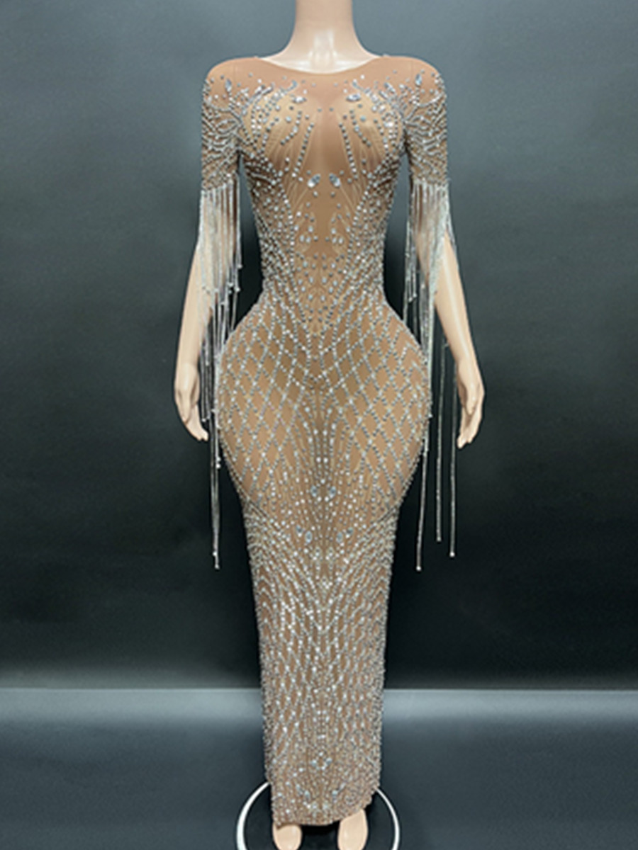 Briar Cosplay Prop - Robe de soirée sirène en cristal