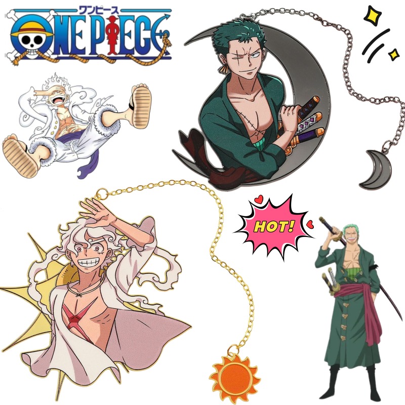 Cosplay Prop Book - Marque-page en métal créatif One Piece