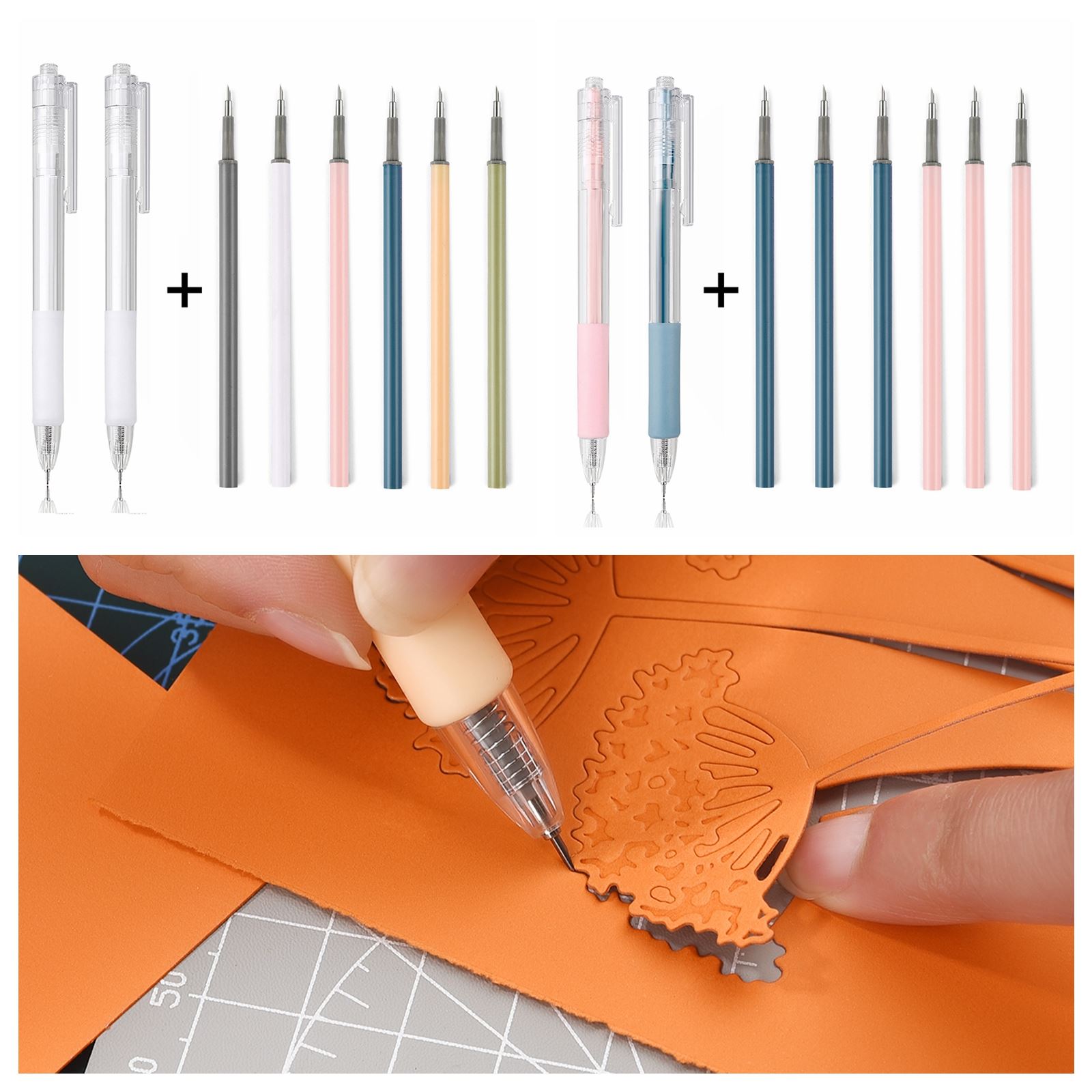 Craft Knife Set - 1/8 pièces Art utilitaire couteau stylo