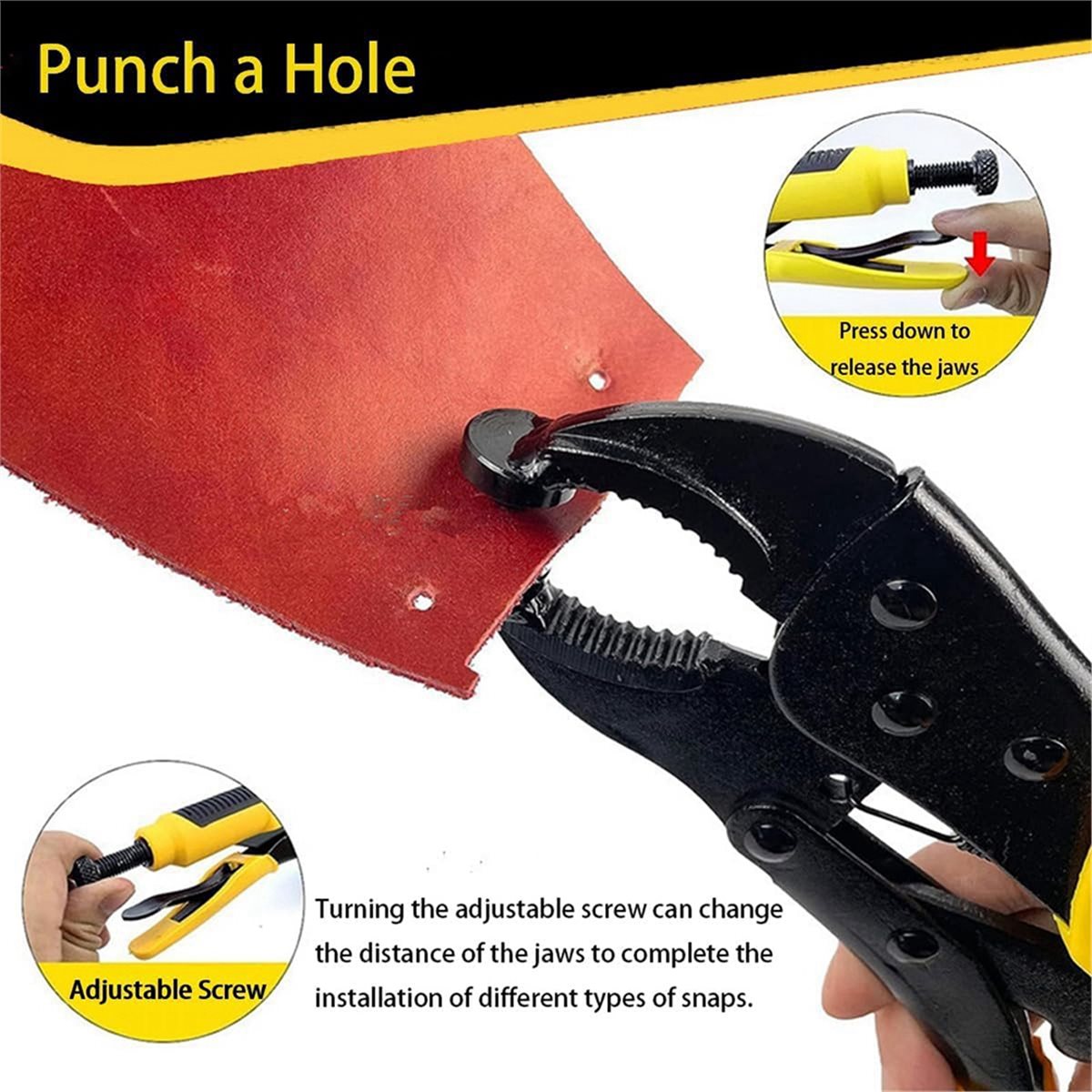 Kit d'outils de pose de bouton - Snap Plier Setter avis et prix
