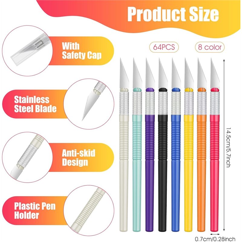 【EN PROMOTION】Lot de 64 coutea - Craft Knife Set avis et prix