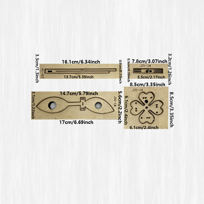 Ensemble de quatre pochoirs en - Craft Knife Set avis et prix