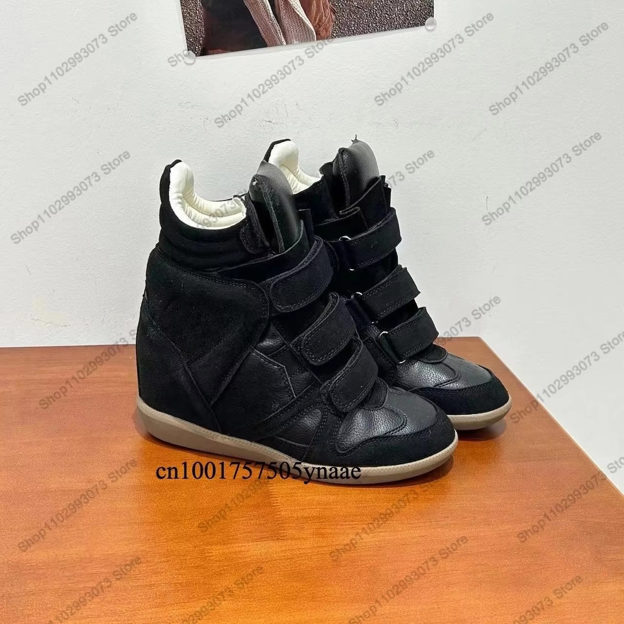 Baskets montantes à talon comp - Velcro Hook Loop avis et prix
